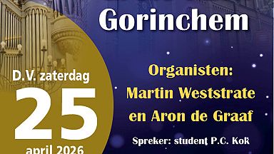 Samenzangavond Gorinchem D.V. 25 april Samenzangavond Gorinchem D.V. 25 april
